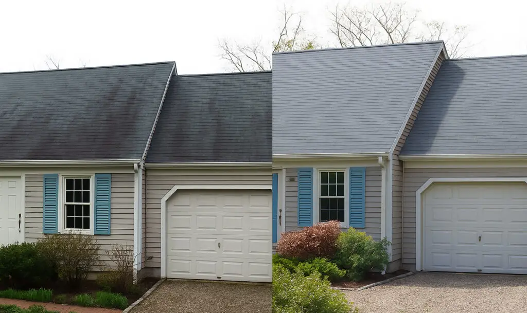 Roof Restoration in Florida before and after results